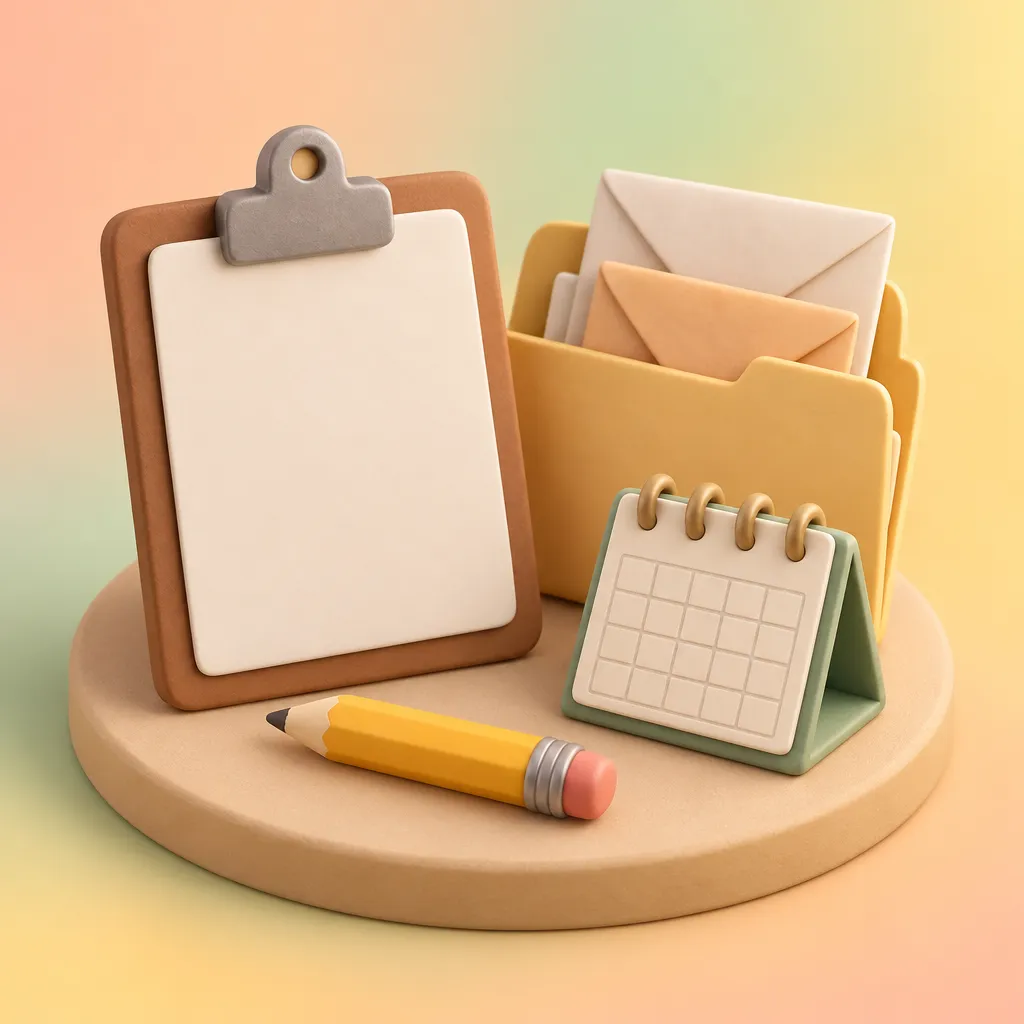 채무탕감제도 상담 전에 챙겨 둘 서류 폴더와 메모 준비물